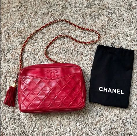 red chanel bag with tassel|Chanel Tassel Bag .